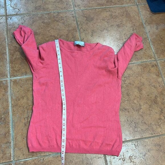 Precious Fibers Cashmere pink sweater size L - Picture 7 of 8